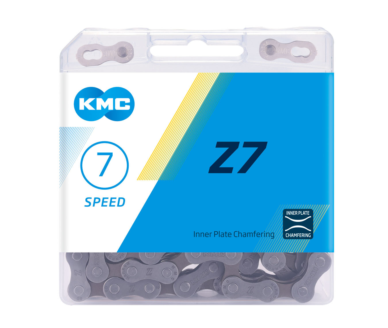 KMC Z7 - 6/7/8 Speed MTB/Road Bike Chain 116L