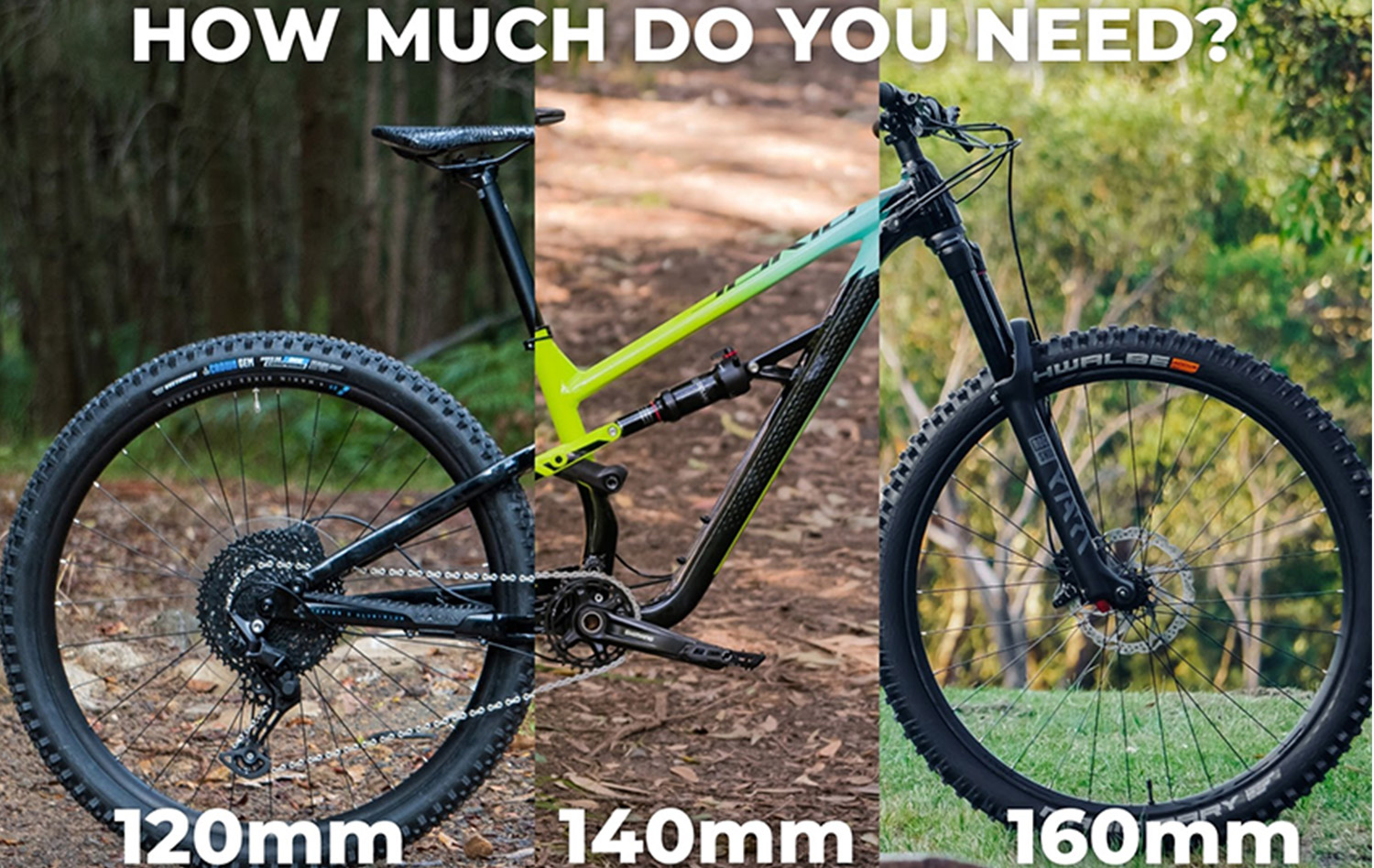 is 160mm travel too much for trail riding