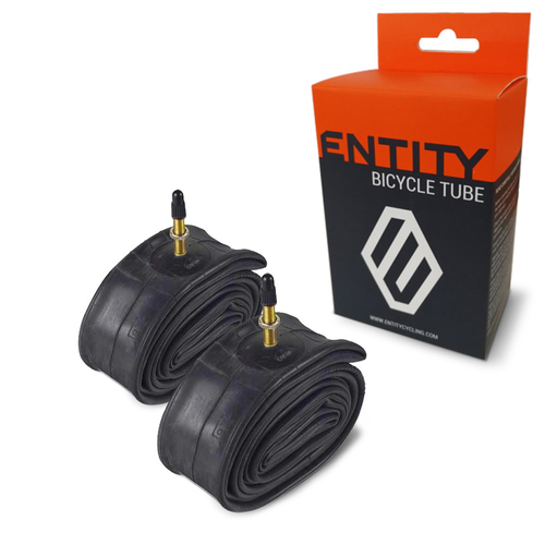 2x Entity Inner Tube 700x18-28c Presta Valve 48mm Road Bike