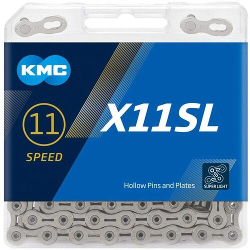 KMC X11SL SuperLight 11 Speed Chain - Silver 116L