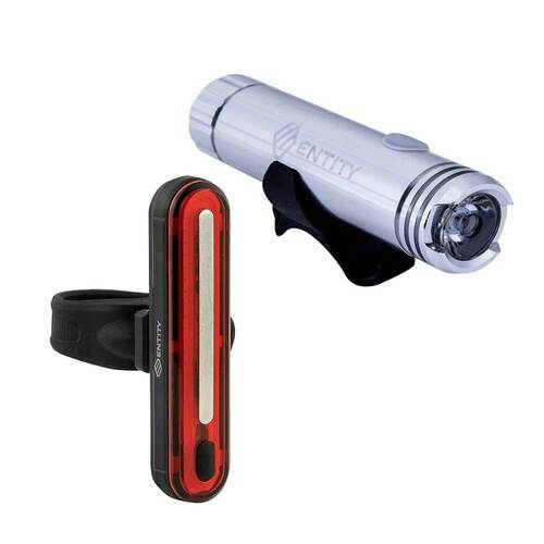 Entity HL400 & RL100 - 400 Lumens Bicycle Light Set - USB Rechargeable